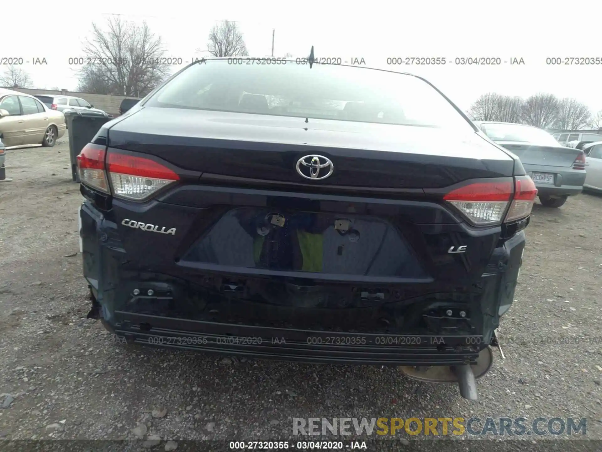 6 Photograph of a damaged car JTDEPRAE4LJ086735 TOYOTA COROLLA 2020