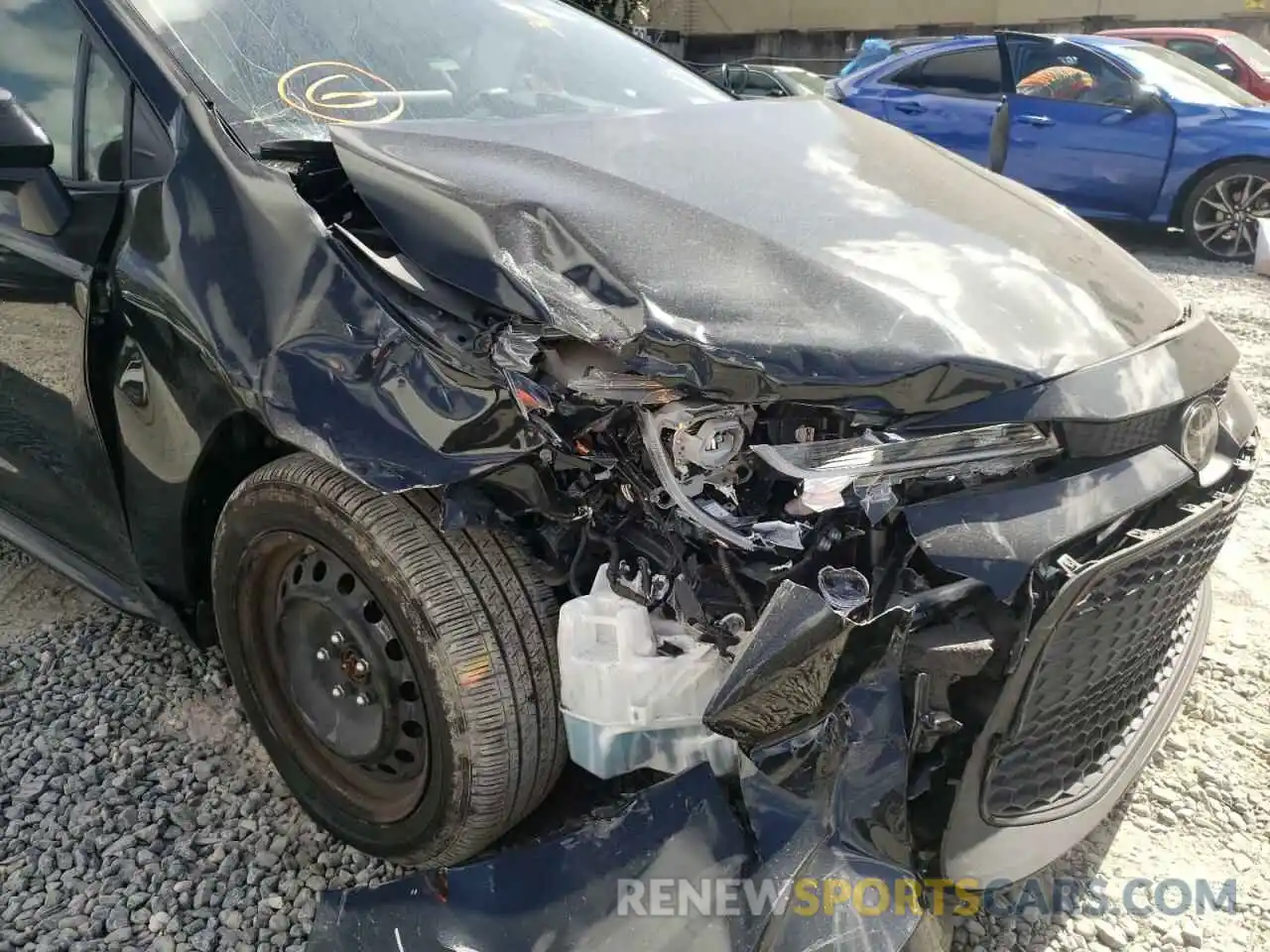 9 Photograph of a damaged car JTDEPRAE4LJ086928 TOYOTA COROLLA 2020