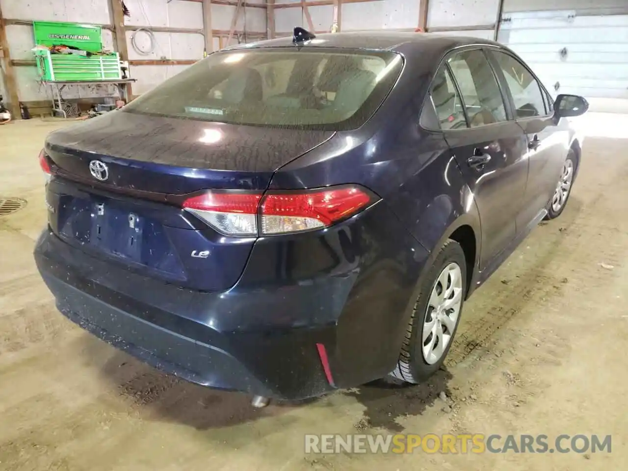 4 Photograph of a damaged car JTDEPRAE4LJ087013 TOYOTA COROLLA 2020