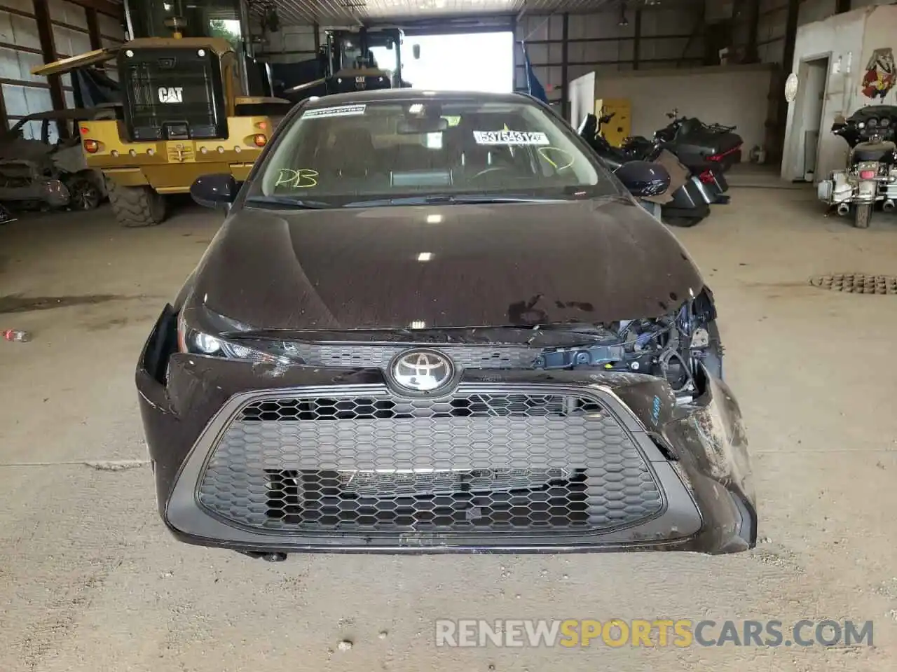 9 Photograph of a damaged car JTDEPRAE4LJ087013 TOYOTA COROLLA 2020