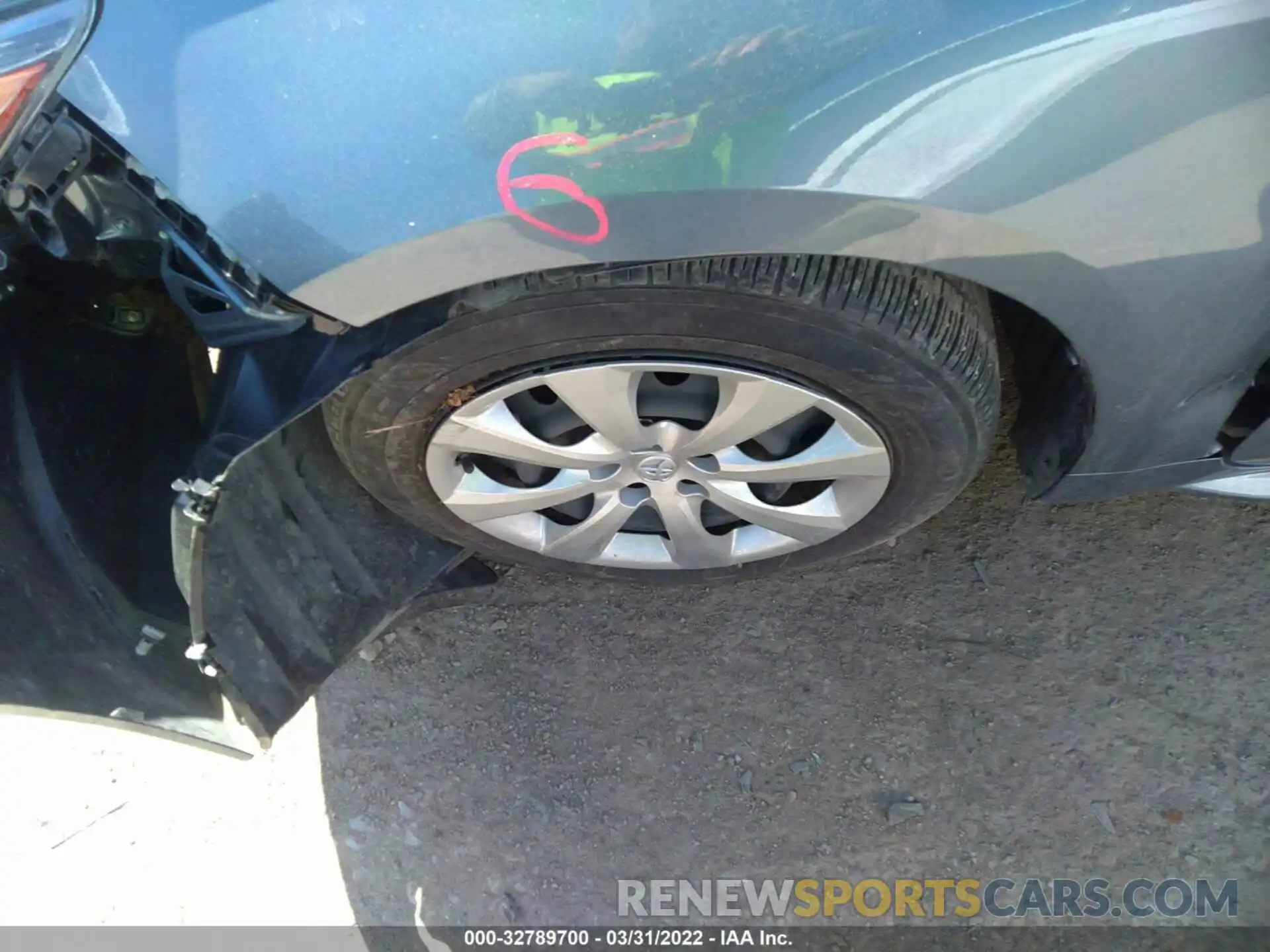 12 Photograph of a damaged car JTDEPRAE4LJ087142 TOYOTA COROLLA 2020