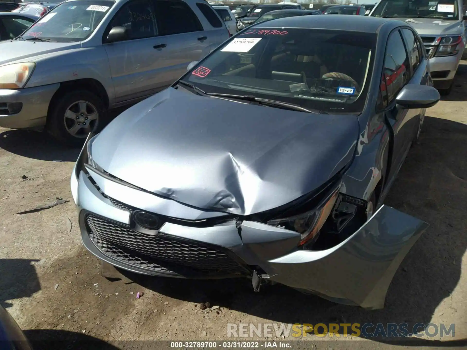 6 Photograph of a damaged car JTDEPRAE4LJ087142 TOYOTA COROLLA 2020