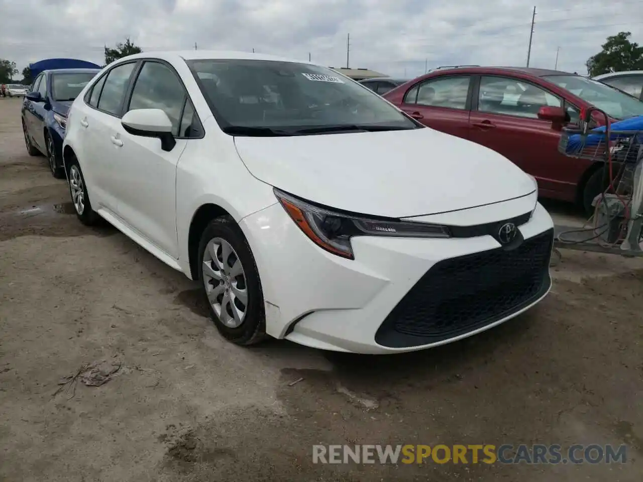 1 Photograph of a damaged car JTDEPRAE4LJ087545 TOYOTA COROLLA 2020