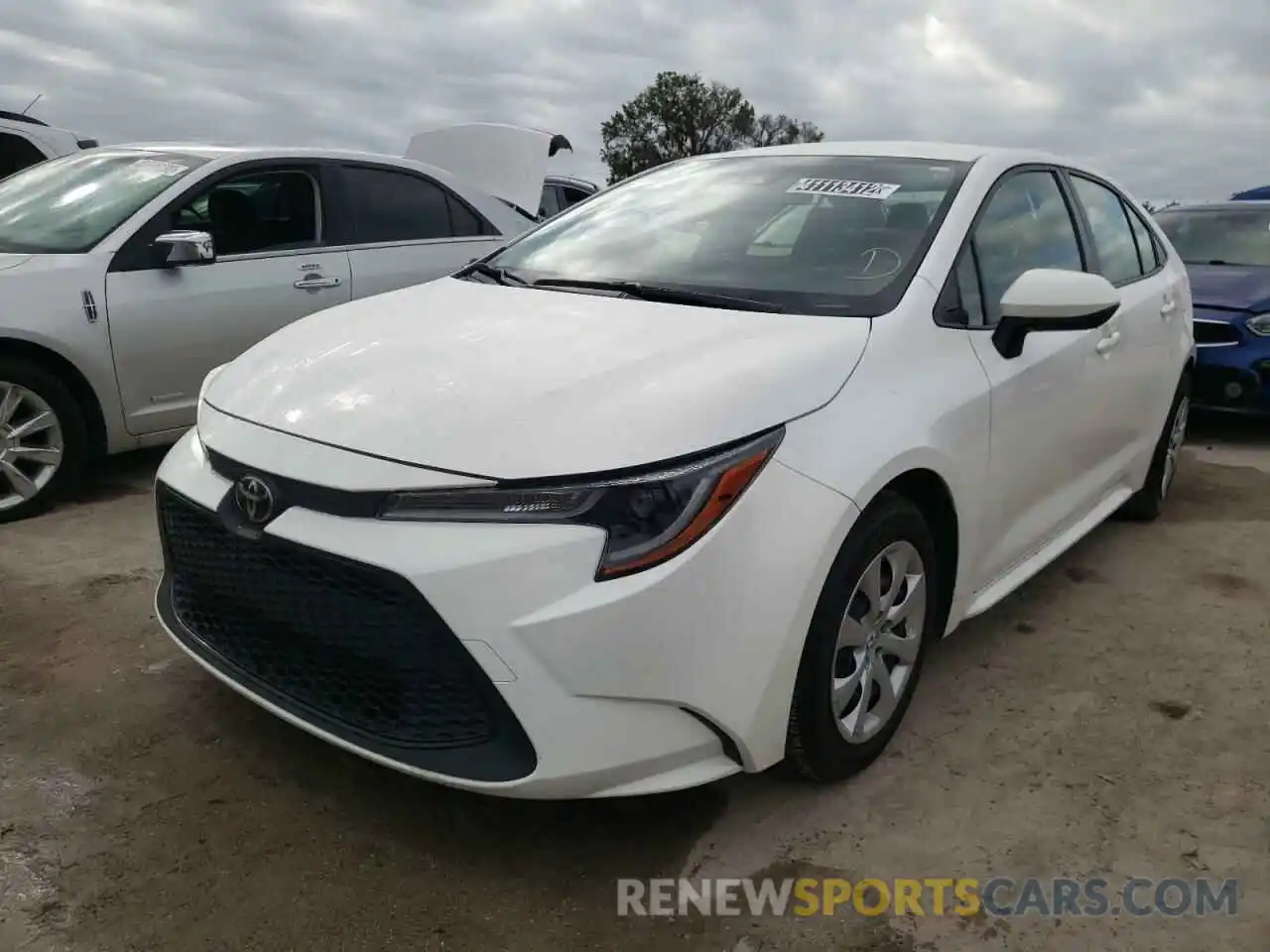 2 Photograph of a damaged car JTDEPRAE4LJ087545 TOYOTA COROLLA 2020