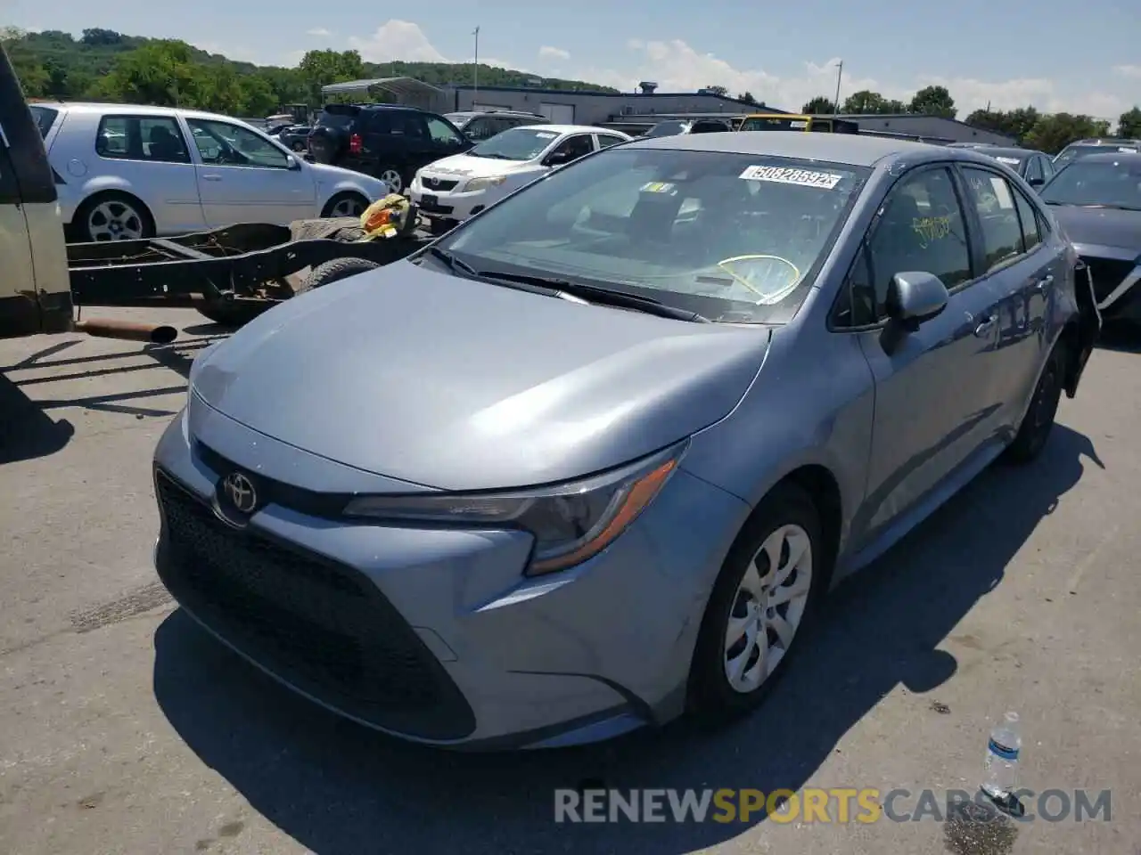 2 Photograph of a damaged car JTDEPRAE4LJ087559 TOYOTA COROLLA 2020