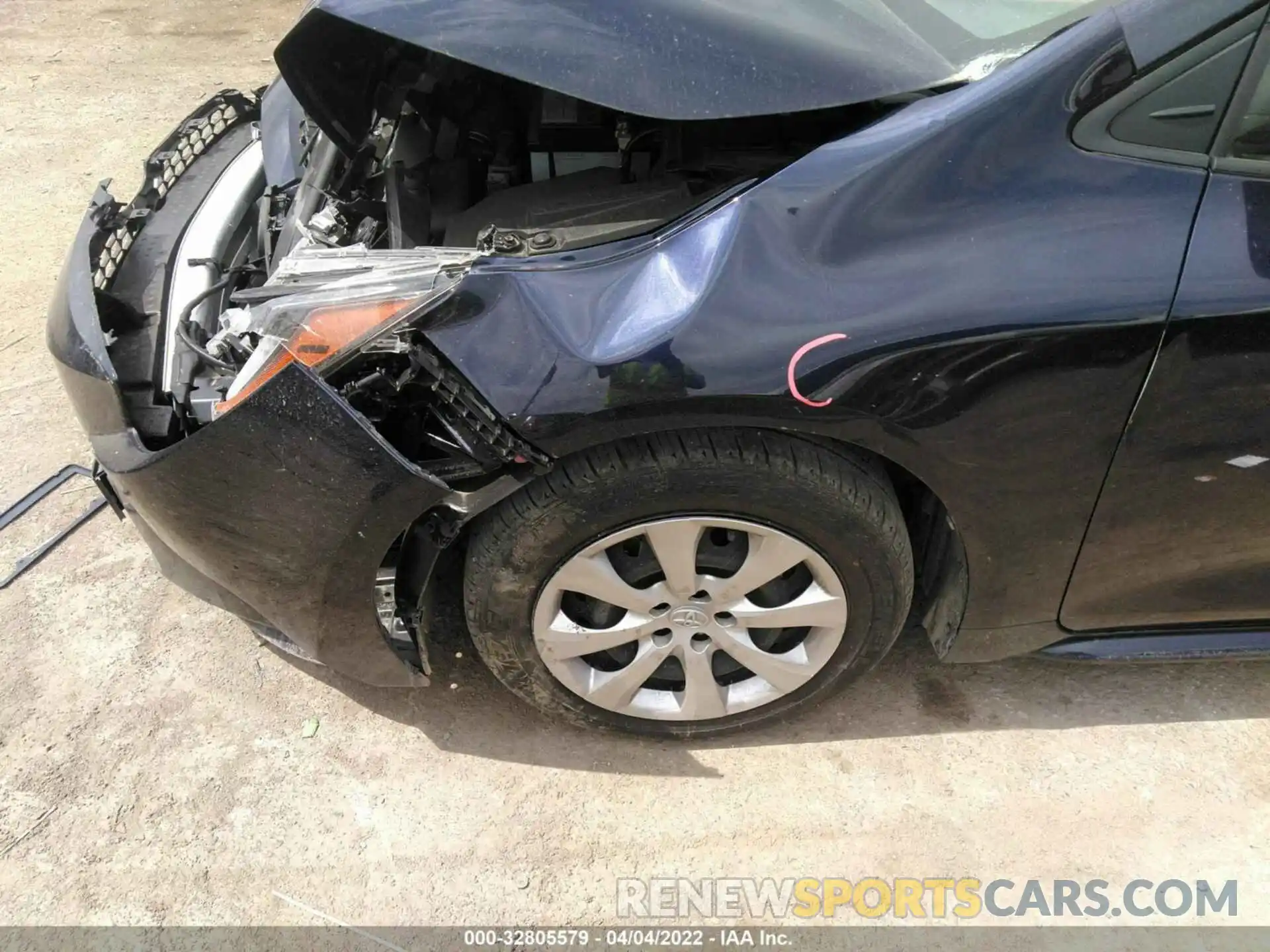 12 Photograph of a damaged car JTDEPRAE4LJ087674 TOYOTA COROLLA 2020