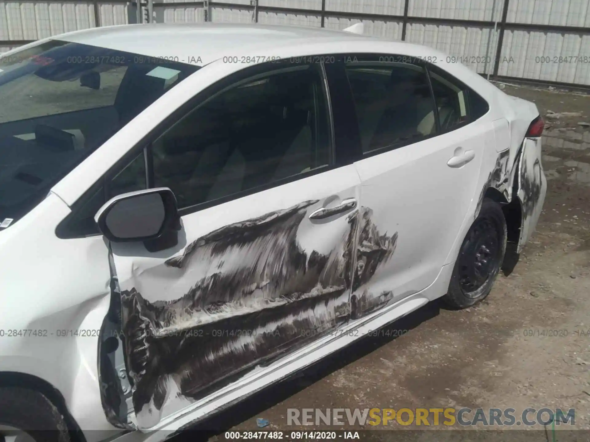 6 Photograph of a damaged car JTDEPRAE4LJ087903 TOYOTA COROLLA 2020