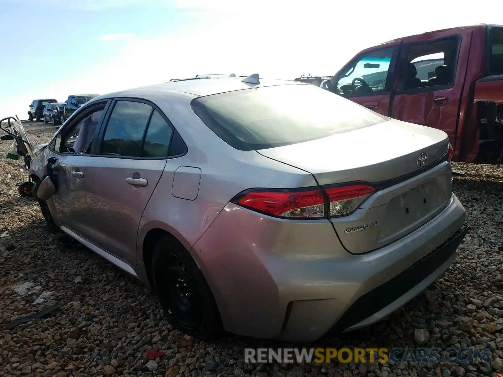 3 Photograph of a damaged car JTDEPRAE4LJ088081 TOYOTA COROLLA 2020