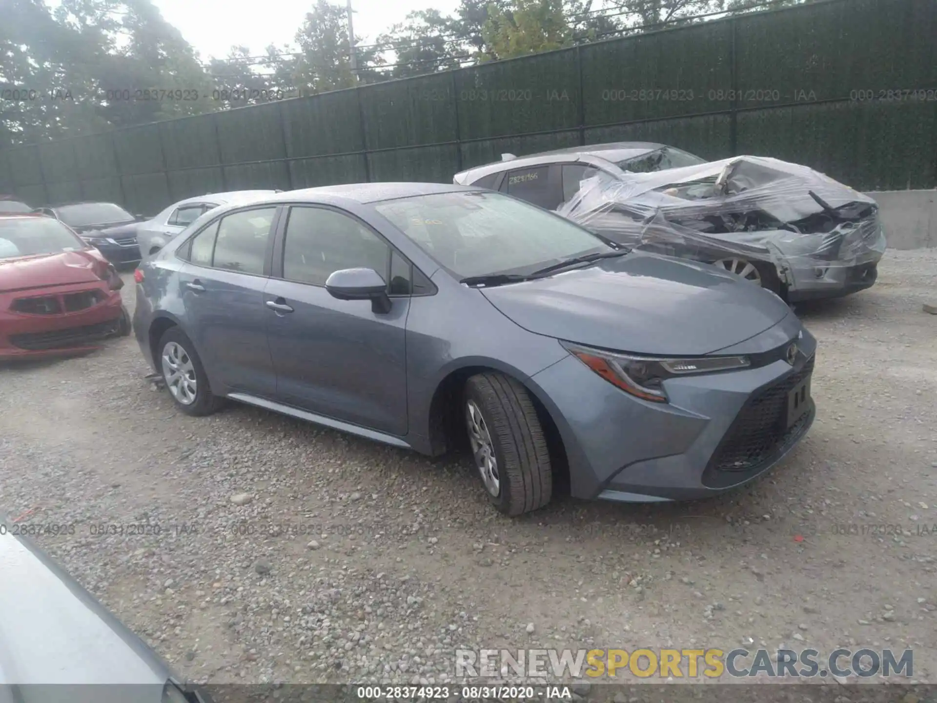 1 Photograph of a damaged car JTDEPRAE4LJ089005 TOYOTA COROLLA 2020