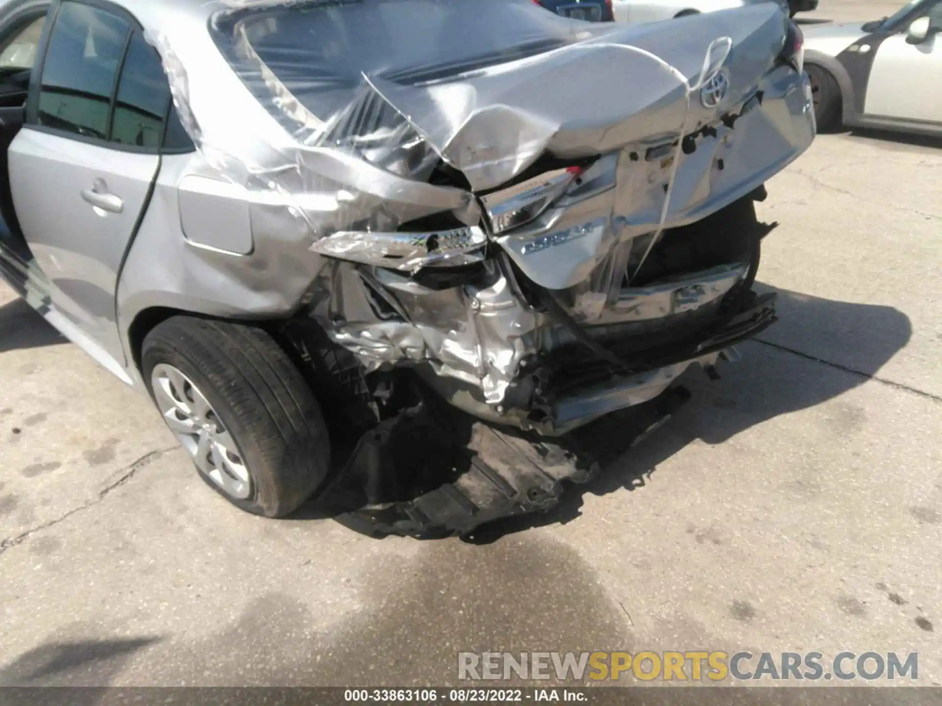 6 Photograph of a damaged car JTDEPRAE4LJ089487 TOYOTA COROLLA 2020