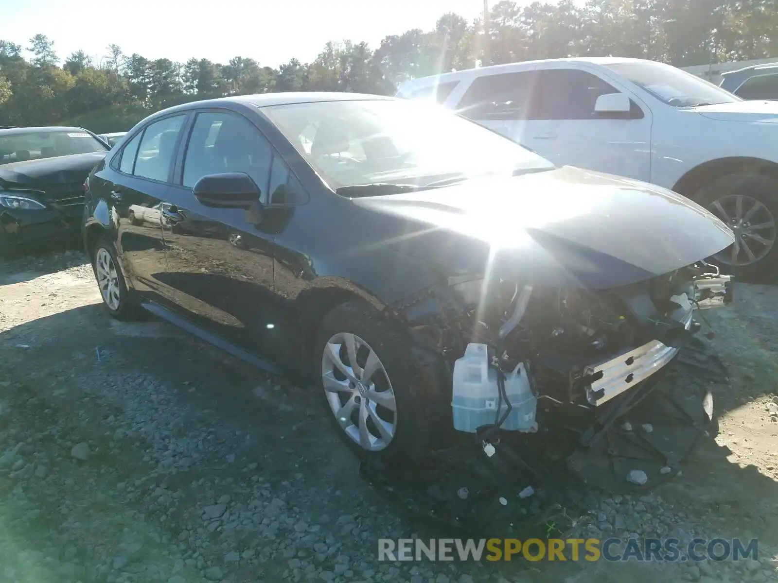 1 Photograph of a damaged car JTDEPRAE4LJ089604 TOYOTA COROLLA 2020