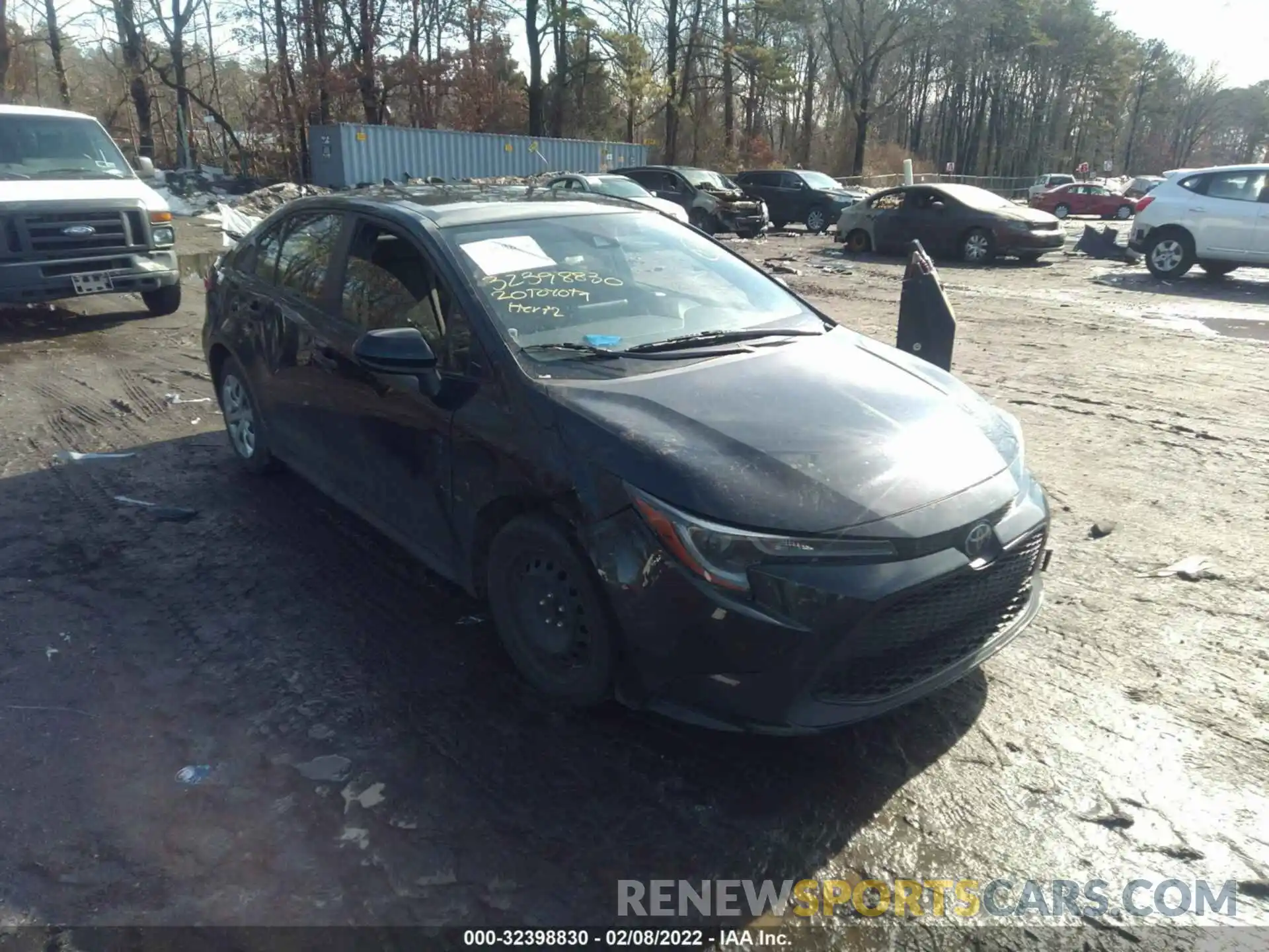 1 Photograph of a damaged car JTDEPRAE4LJ089666 TOYOTA COROLLA 2020