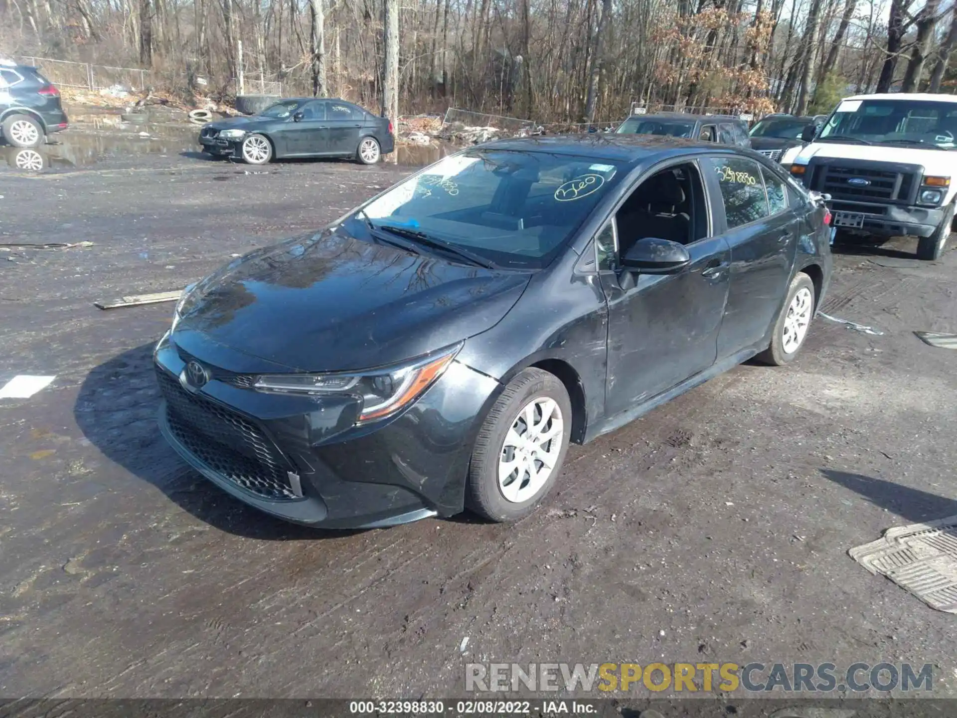 2 Photograph of a damaged car JTDEPRAE4LJ089666 TOYOTA COROLLA 2020