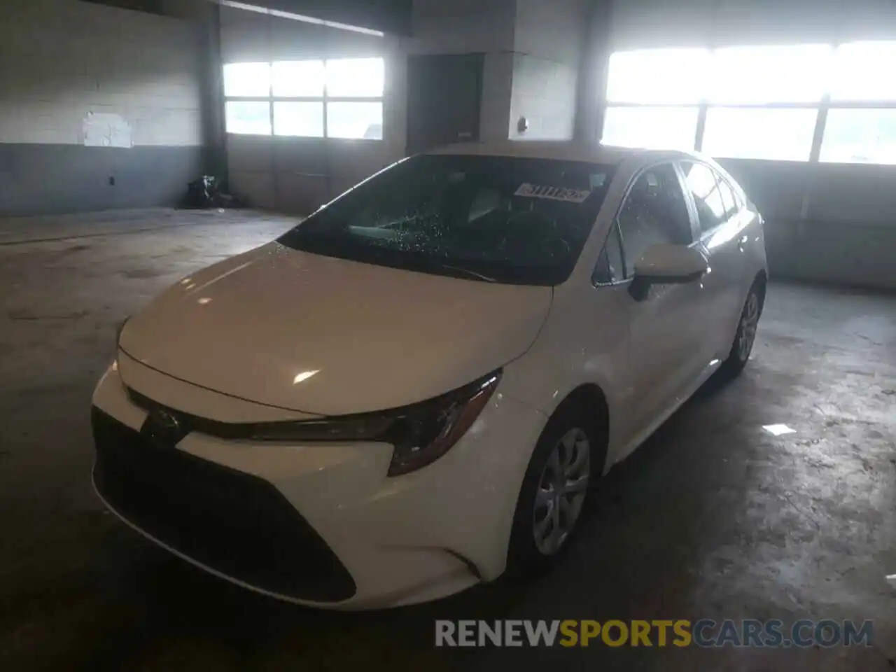 2 Photograph of a damaged car JTDEPRAE4LJ089683 TOYOTA COROLLA 2020