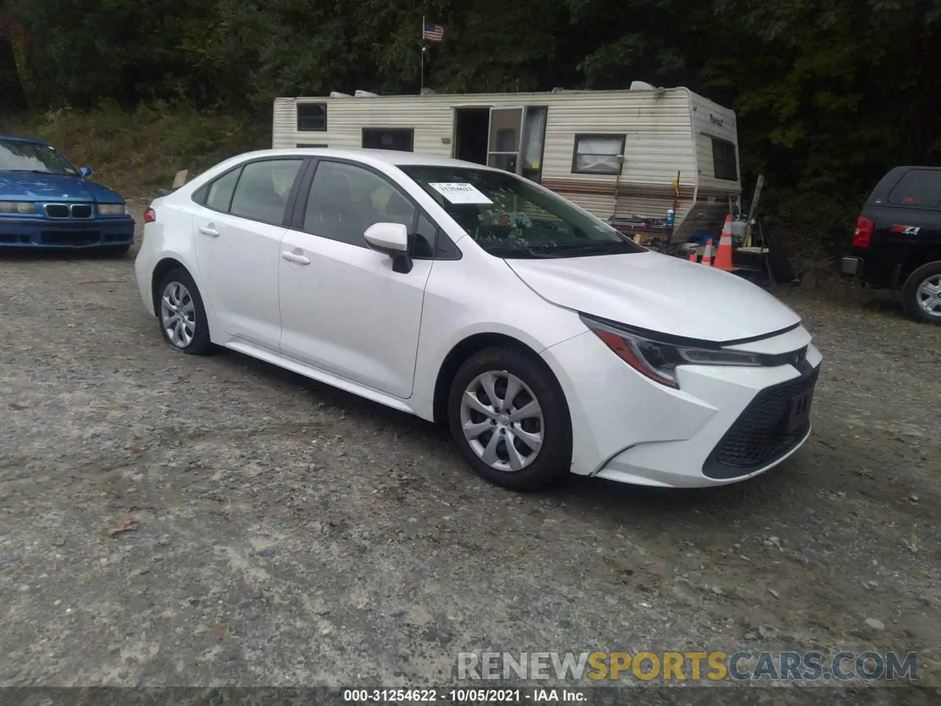 1 Photograph of a damaged car JTDEPRAE4LJ090042 TOYOTA COROLLA 2020