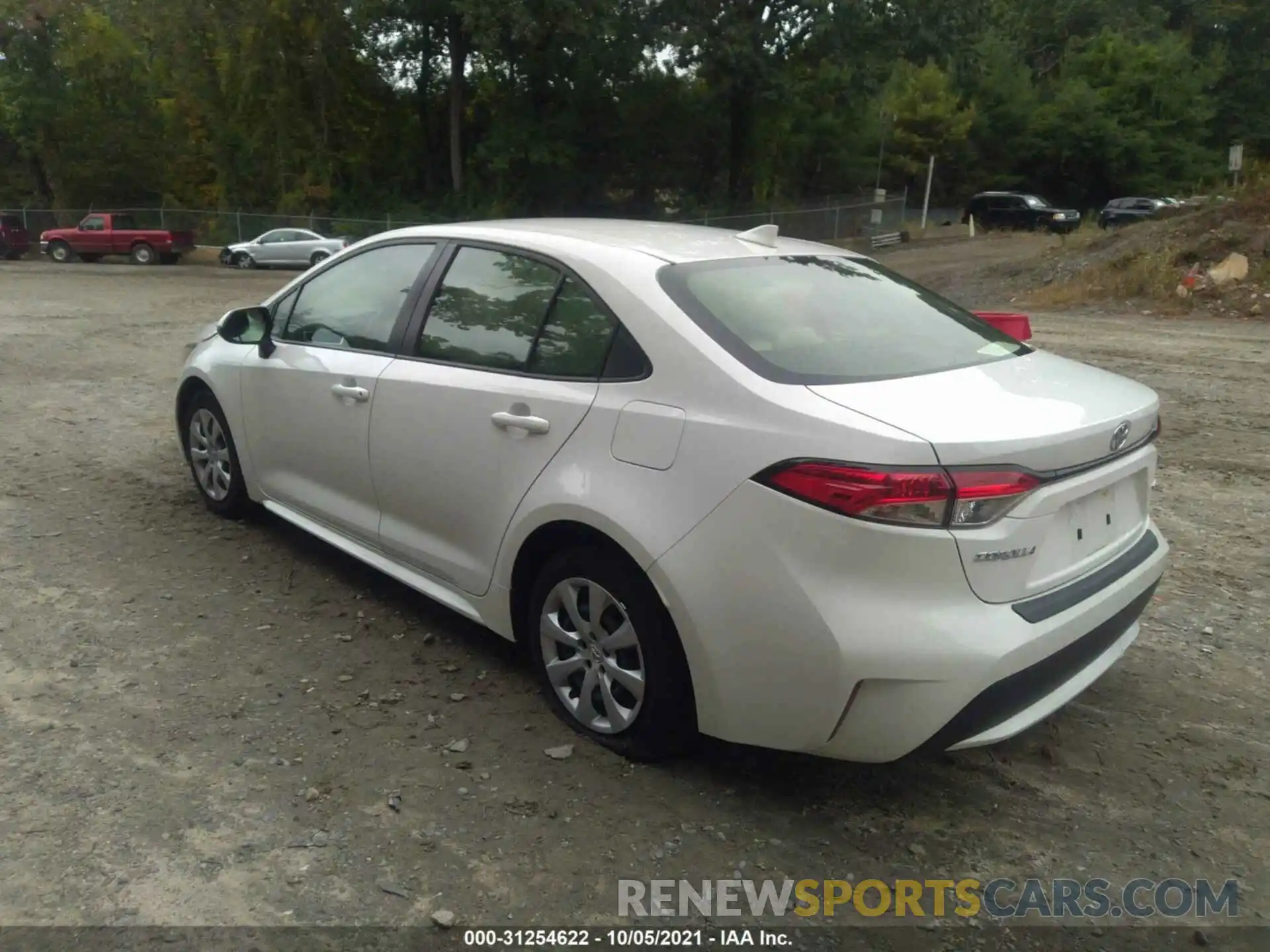 3 Photograph of a damaged car JTDEPRAE4LJ090042 TOYOTA COROLLA 2020