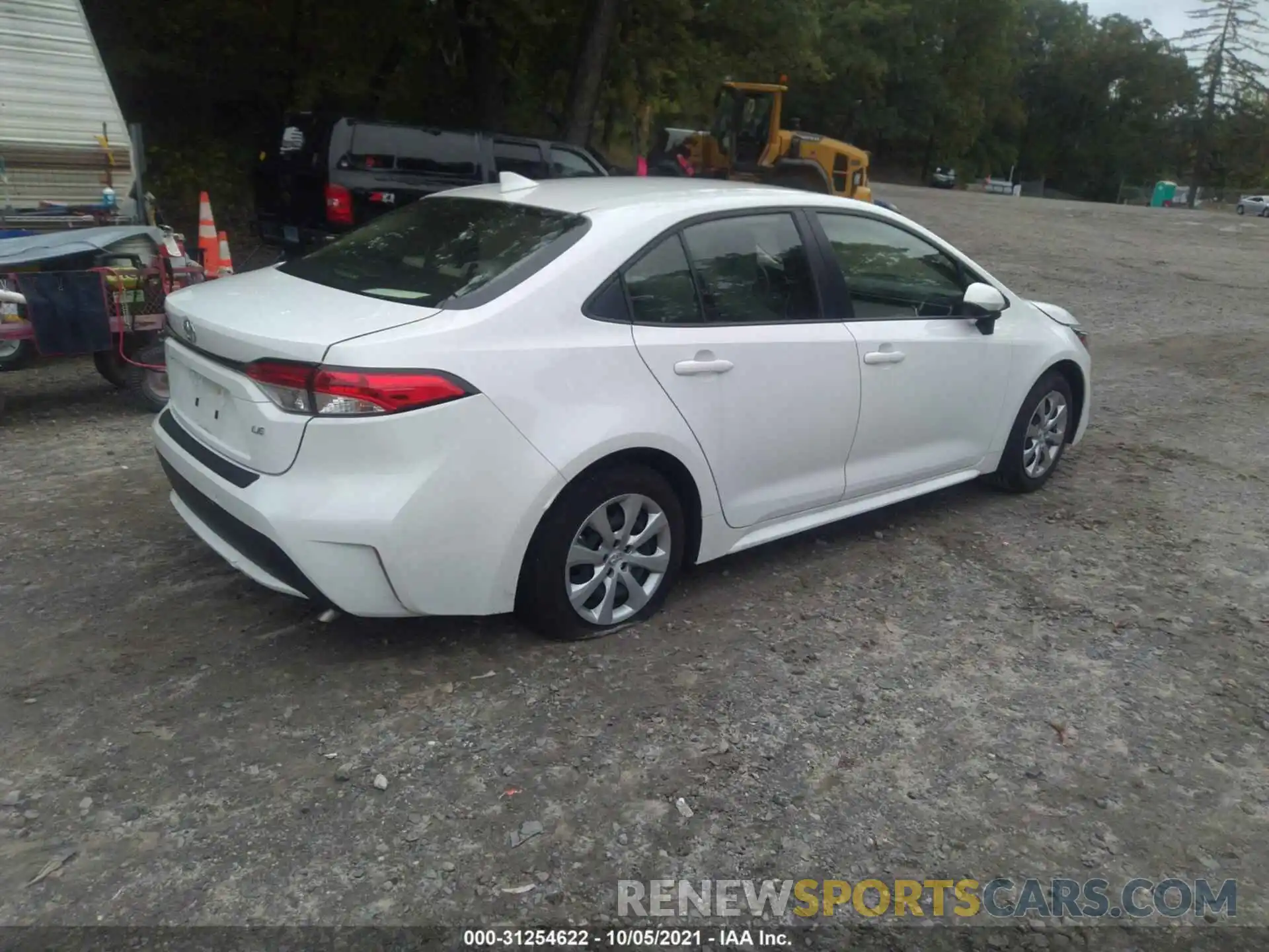 4 Photograph of a damaged car JTDEPRAE4LJ090042 TOYOTA COROLLA 2020