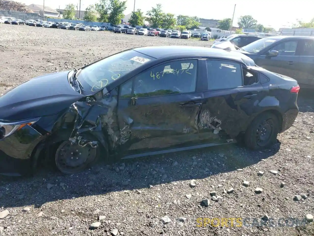 10 Photograph of a damaged car JTDEPRAE4LJ090347 TOYOTA COROLLA 2020