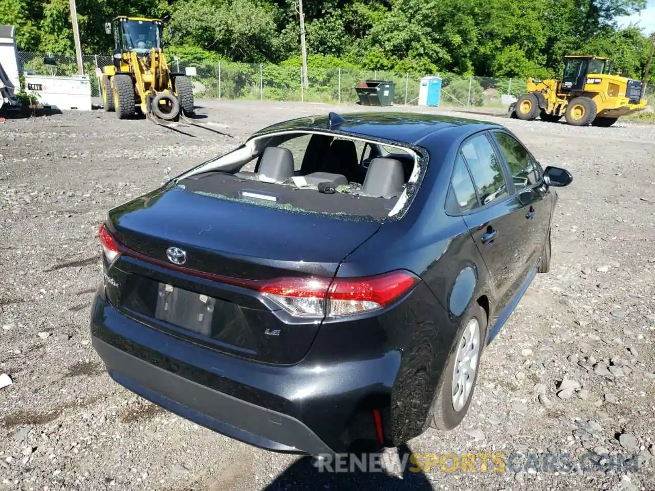 4 Photograph of a damaged car JTDEPRAE4LJ090347 TOYOTA COROLLA 2020