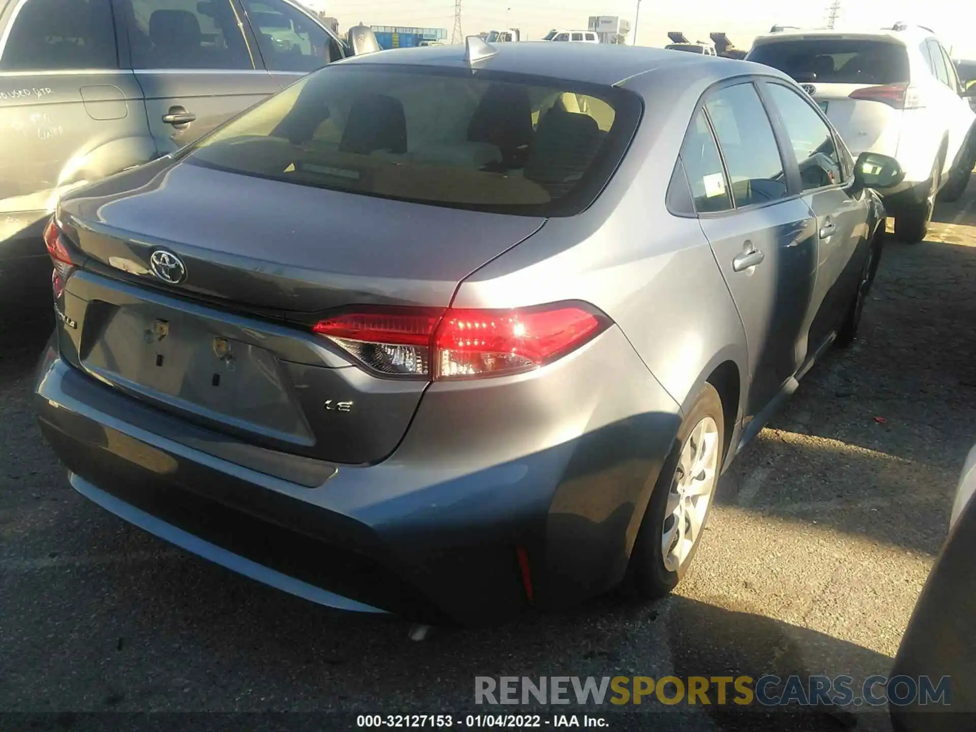 4 Photograph of a damaged car JTDEPRAE4LJ090686 TOYOTA COROLLA 2020