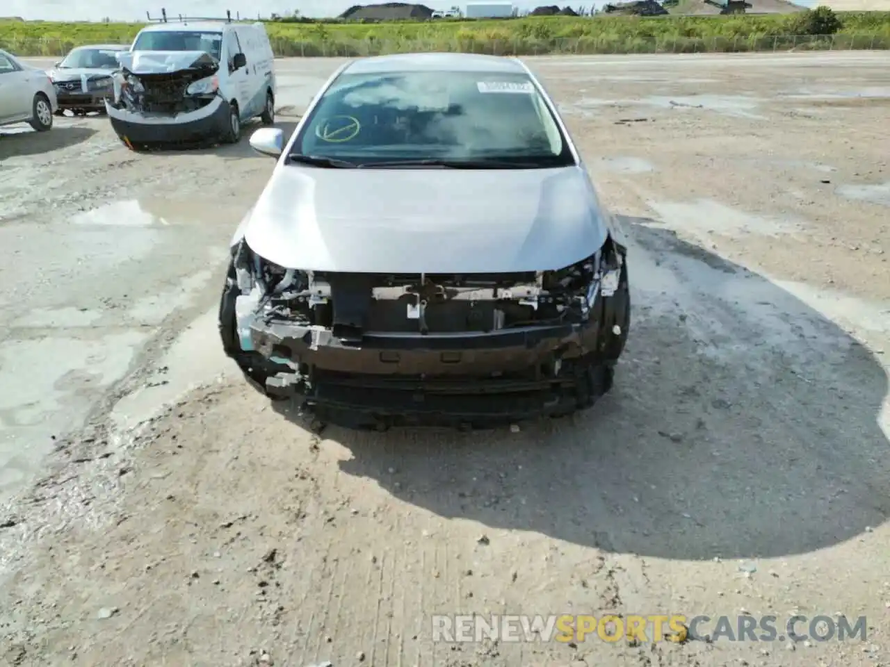 9 Photograph of a damaged car JTDEPRAE4LJ090963 TOYOTA COROLLA 2020