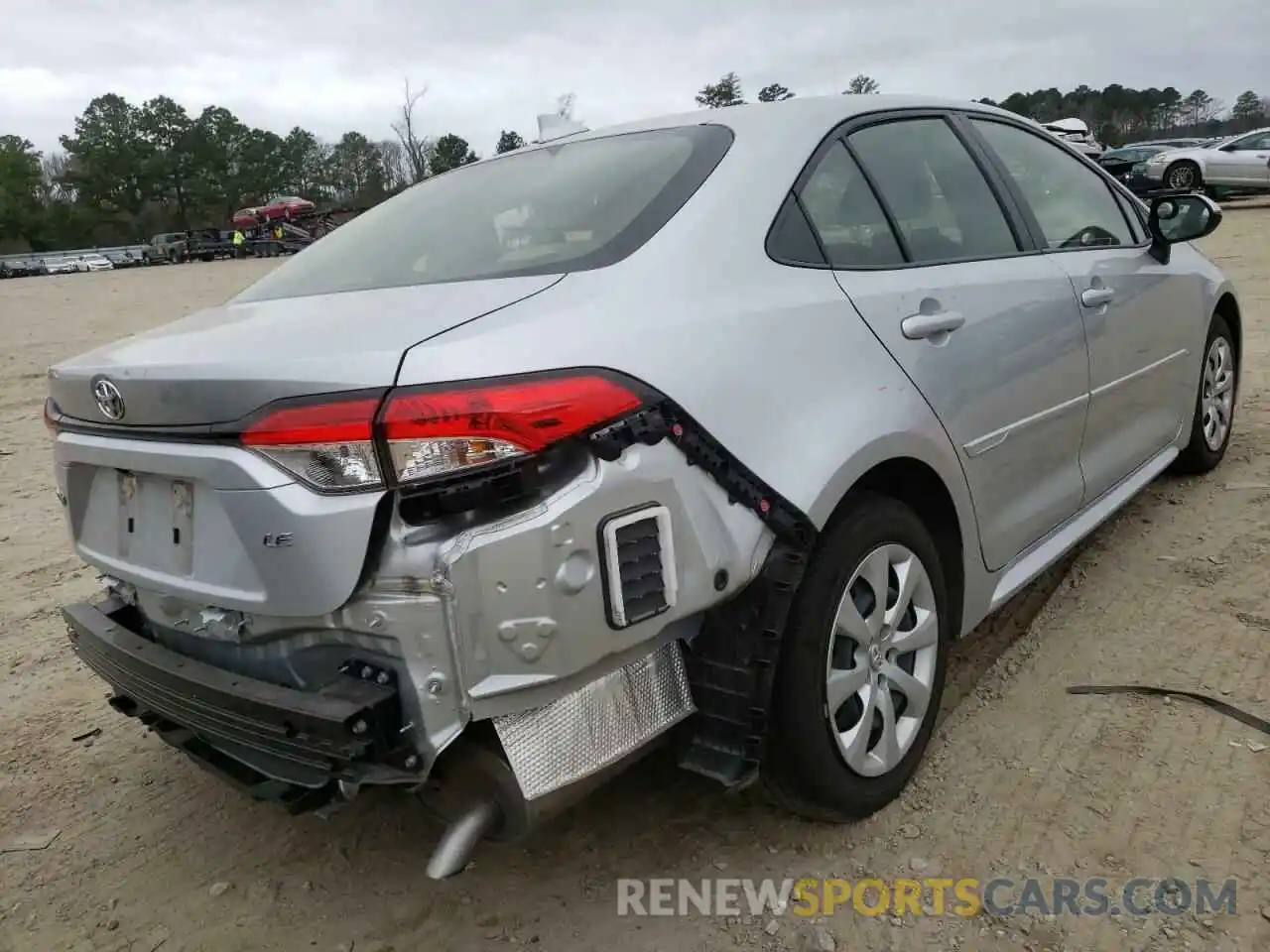 4 Photograph of a damaged car JTDEPRAE4LJ091188 TOYOTA COROLLA 2020