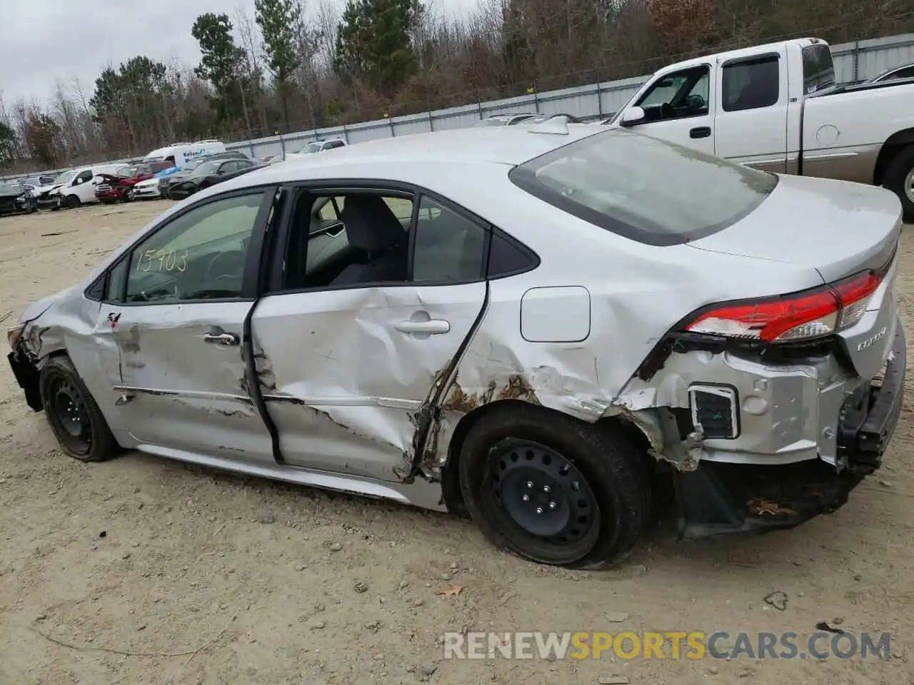 9 Photograph of a damaged car JTDEPRAE4LJ091188 TOYOTA COROLLA 2020