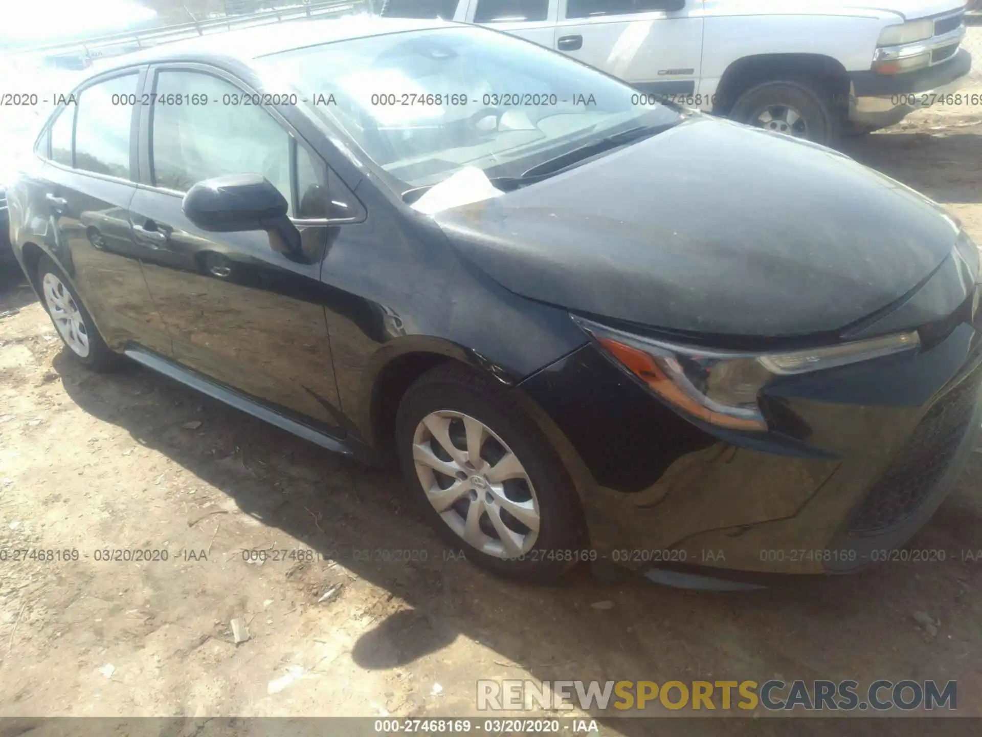 1 Photograph of a damaged car JTDEPRAE4LJ092177 TOYOTA COROLLA 2020