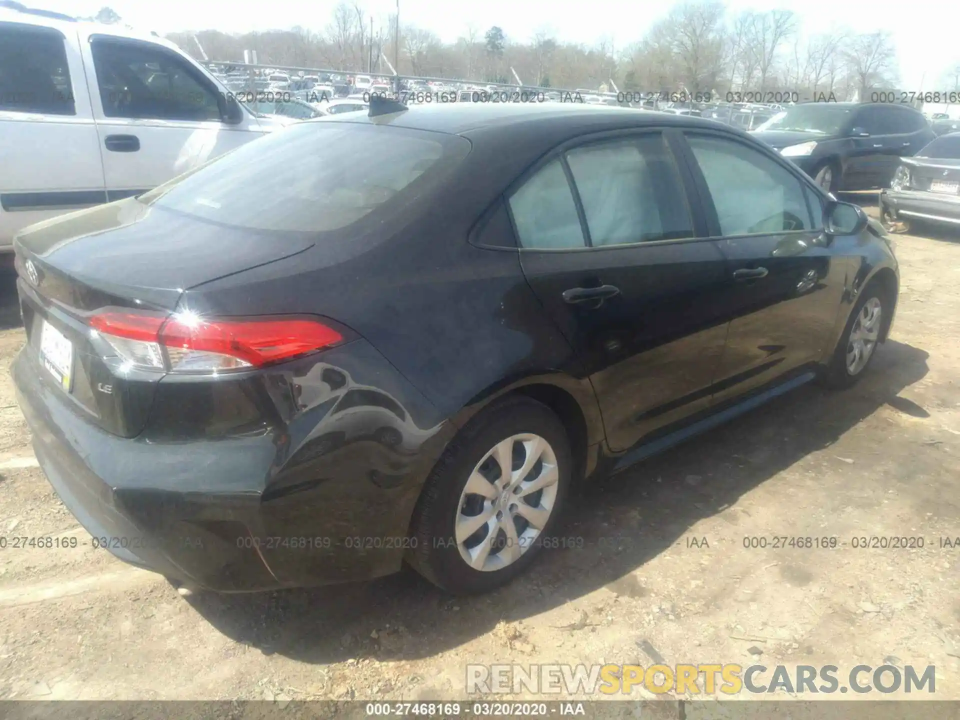 4 Photograph of a damaged car JTDEPRAE4LJ092177 TOYOTA COROLLA 2020