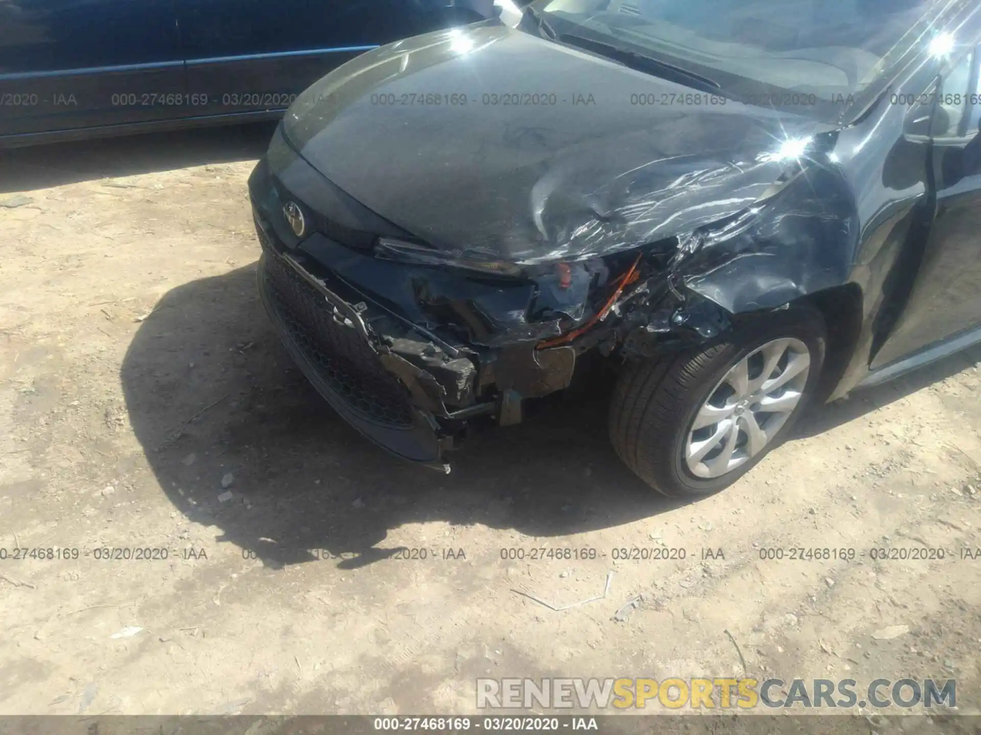 6 Photograph of a damaged car JTDEPRAE4LJ092177 TOYOTA COROLLA 2020