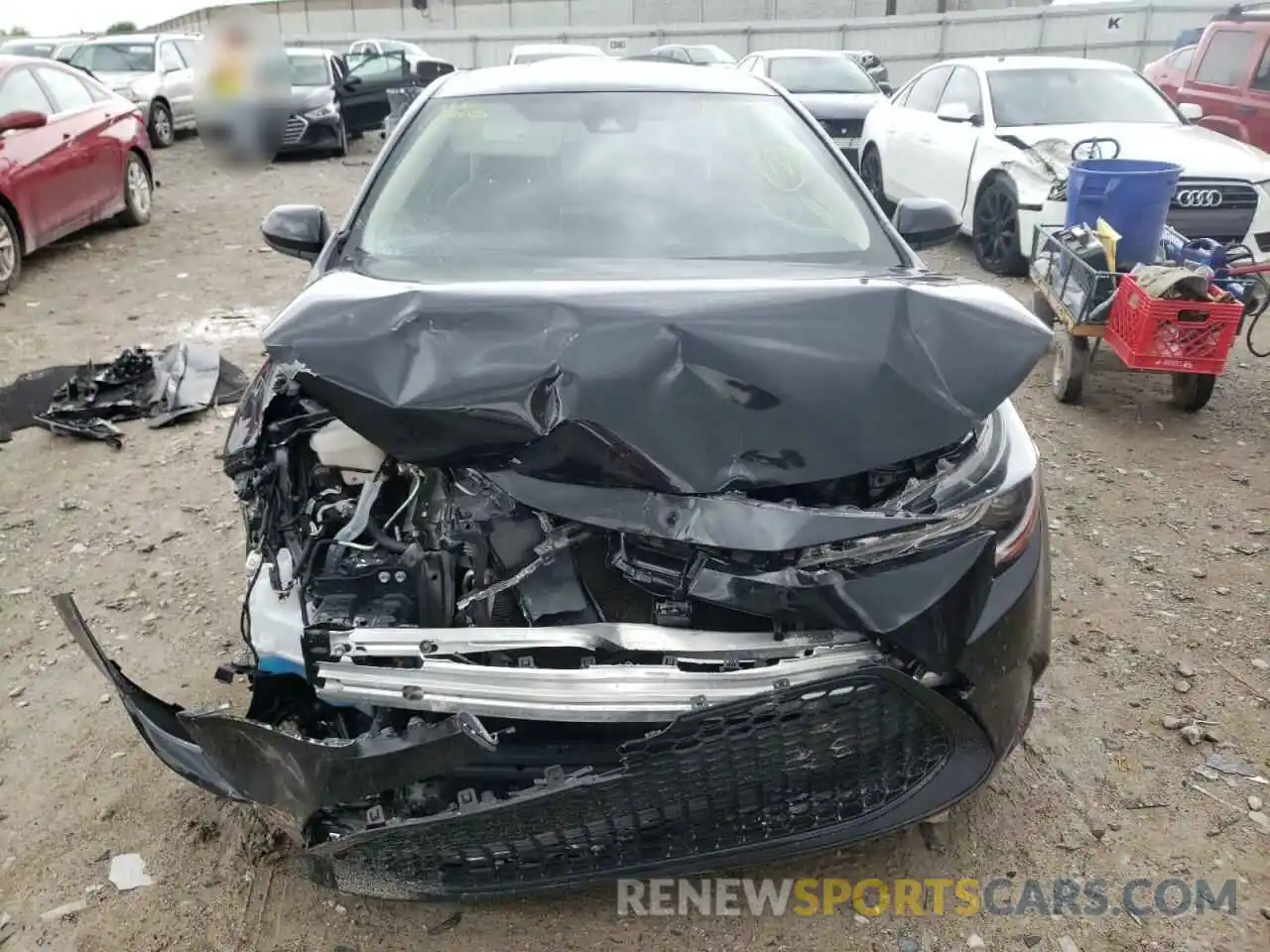 9 Photograph of a damaged car JTDEPRAE4LJ094365 TOYOTA COROLLA 2020