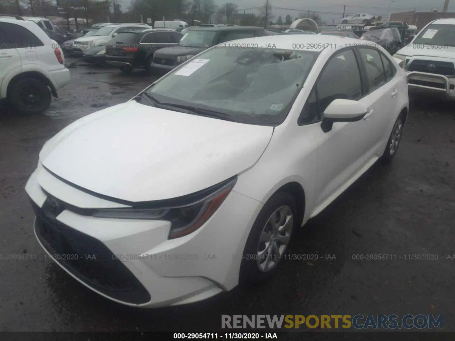 2 Photograph of a damaged car JTDEPRAE4LJ094589 TOYOTA COROLLA 2020