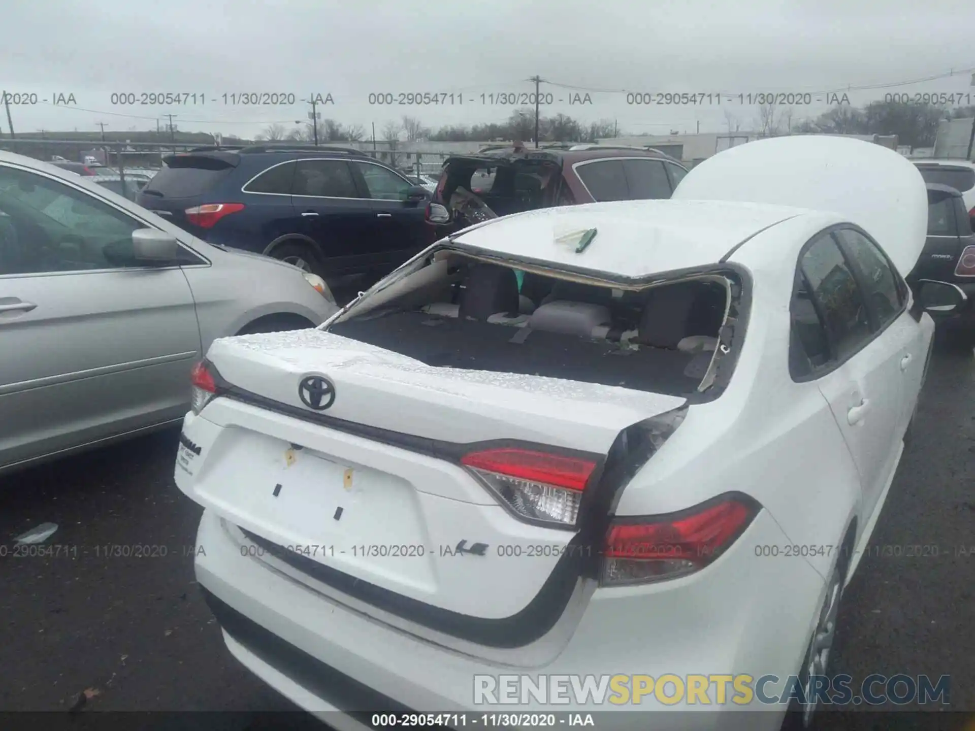 6 Photograph of a damaged car JTDEPRAE4LJ094589 TOYOTA COROLLA 2020