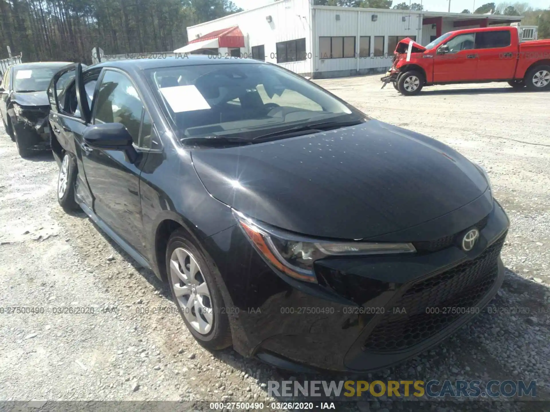 1 Photograph of a damaged car JTDEPRAE4LJ095855 TOYOTA COROLLA 2020