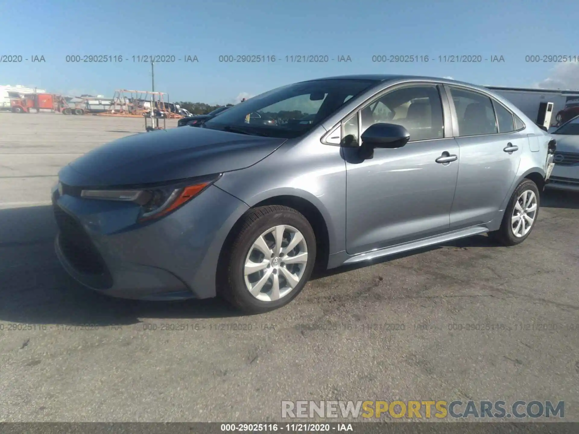 2 Photograph of a damaged car JTDEPRAE4LJ096441 TOYOTA COROLLA 2020