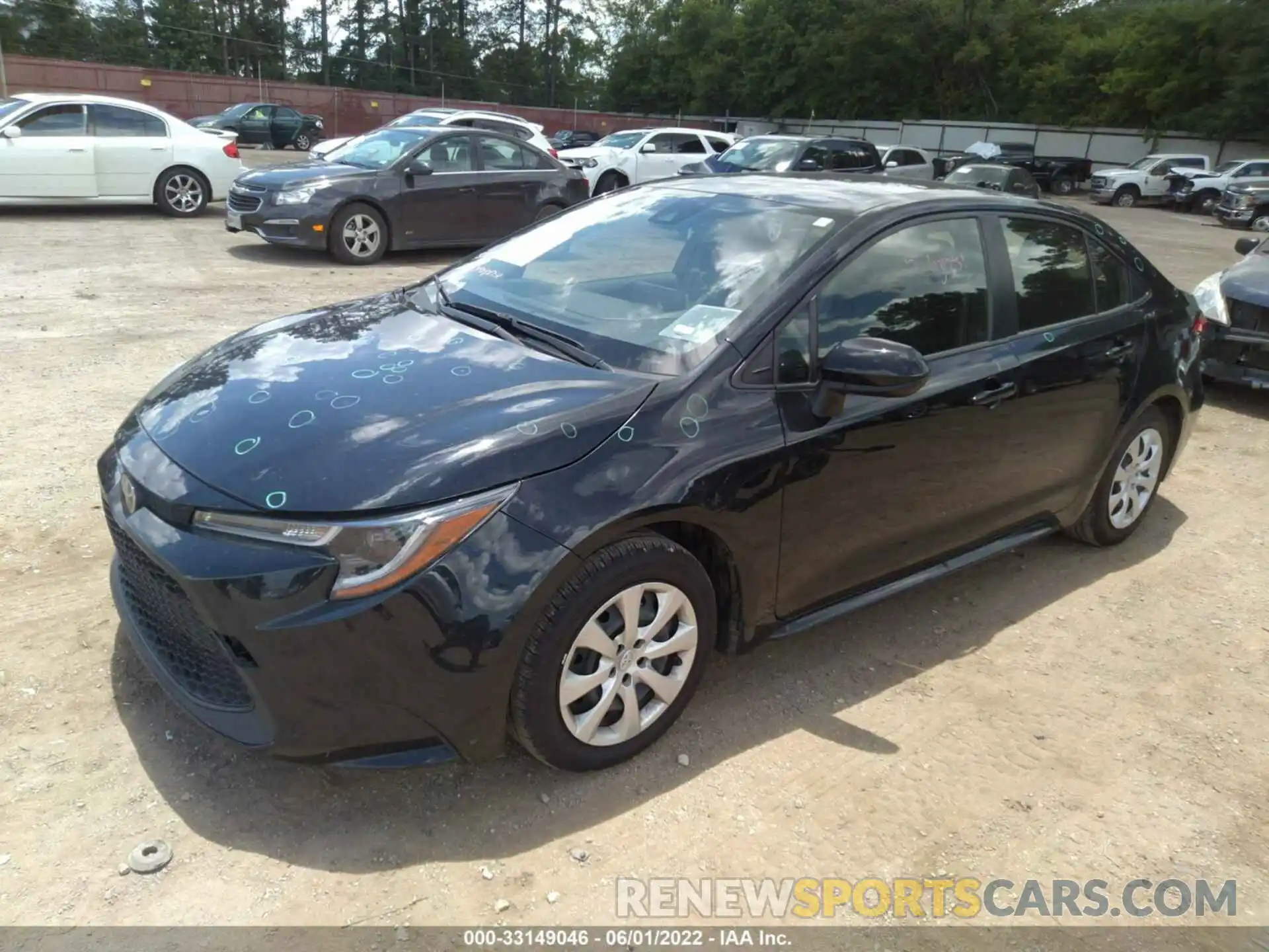 2 Photograph of a damaged car JTDEPRAE4LJ096553 TOYOTA COROLLA 2020