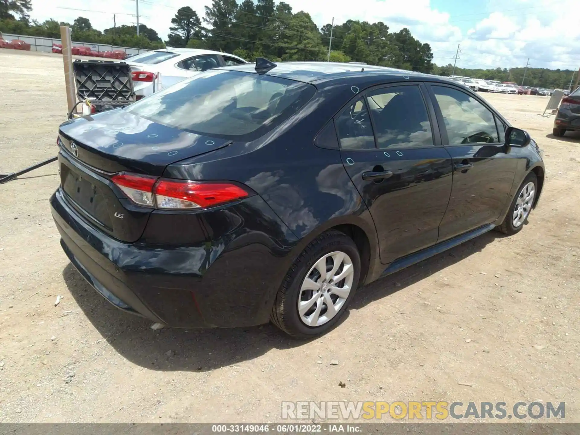 4 Photograph of a damaged car JTDEPRAE4LJ096553 TOYOTA COROLLA 2020