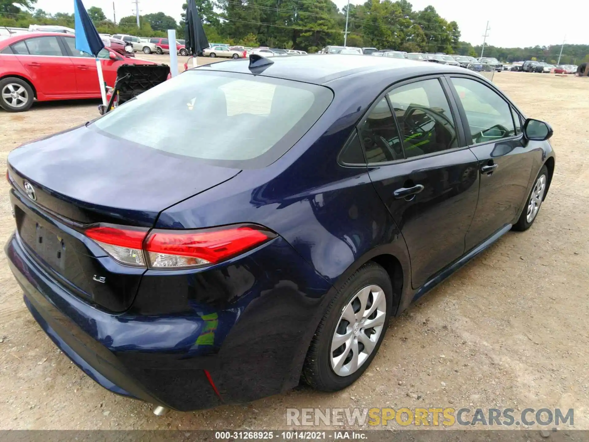 4 Photograph of a damaged car JTDEPRAE4LJ096603 TOYOTA COROLLA 2020