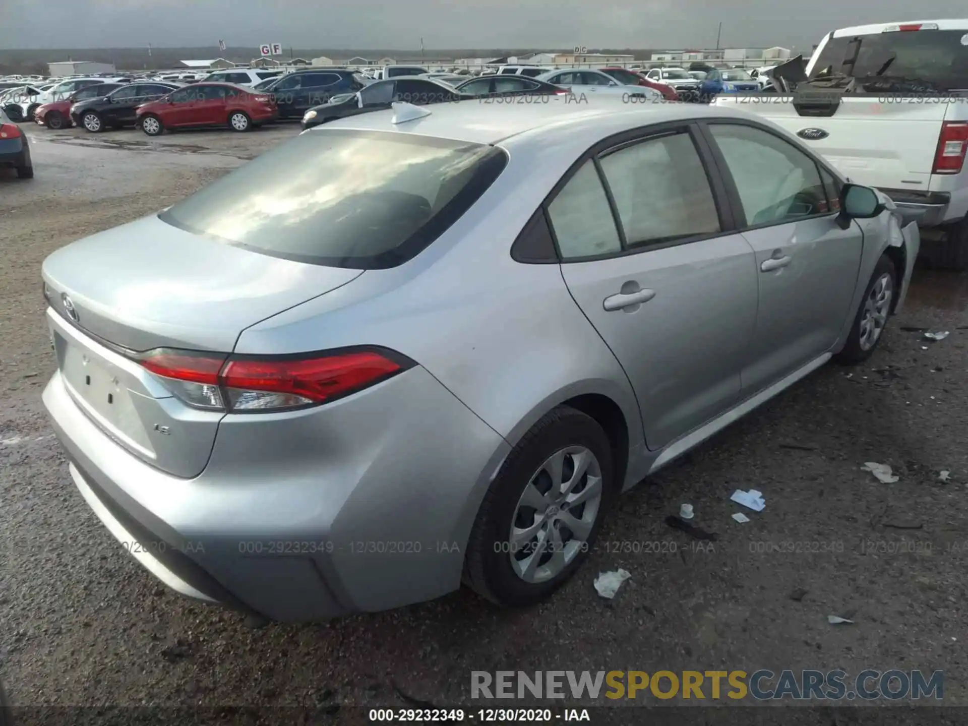 4 Photograph of a damaged car JTDEPRAE4LJ096620 TOYOTA COROLLA 2020