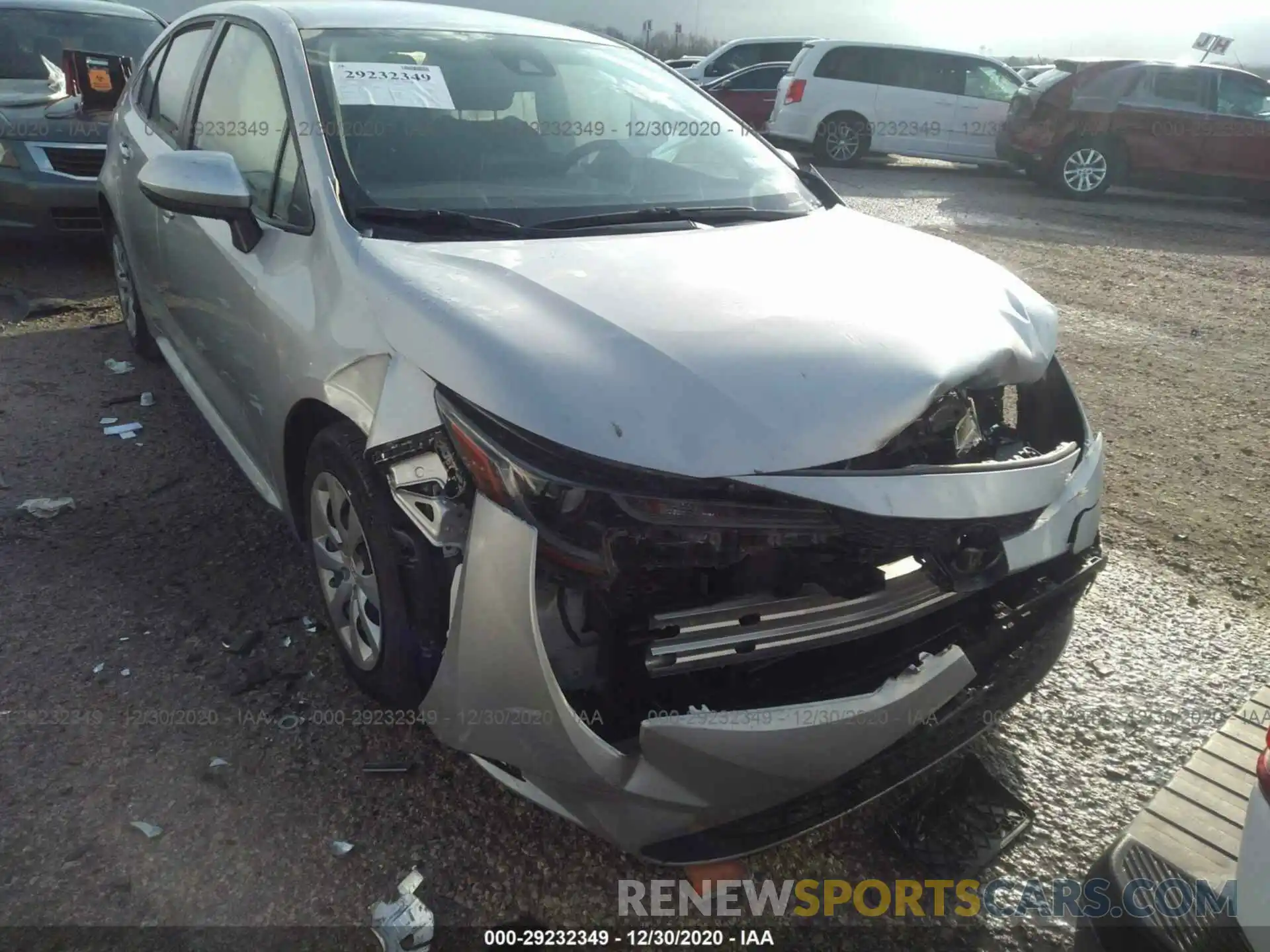 6 Photograph of a damaged car JTDEPRAE4LJ096620 TOYOTA COROLLA 2020