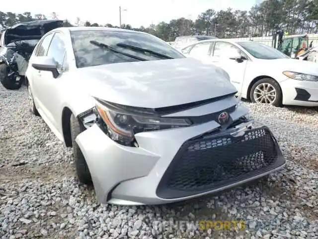 1 Photograph of a damaged car JTDEPRAE4LJ097993 TOYOTA COROLLA 2020