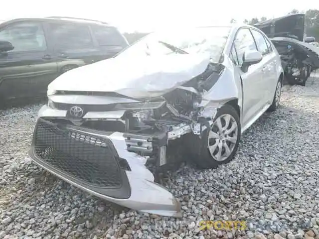 2 Photograph of a damaged car JTDEPRAE4LJ097993 TOYOTA COROLLA 2020