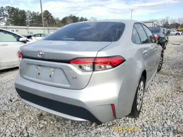 4 Photograph of a damaged car JTDEPRAE4LJ097993 TOYOTA COROLLA 2020