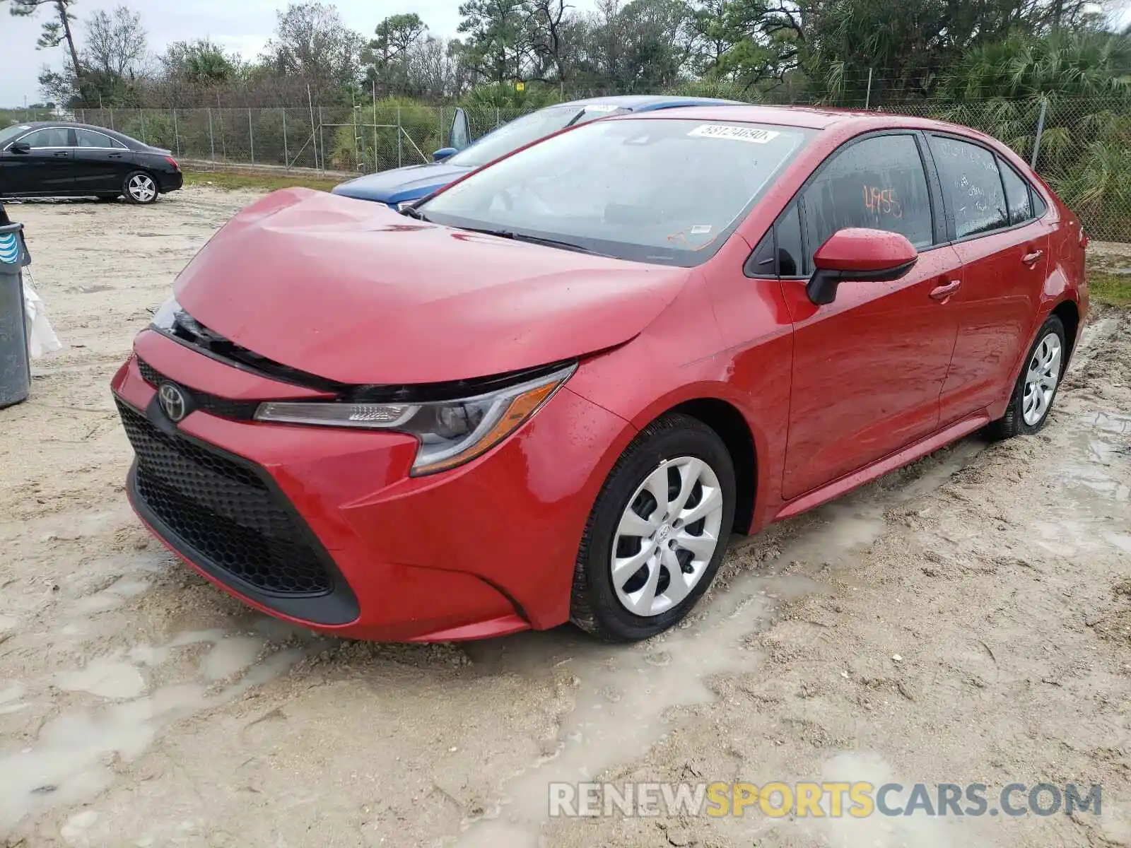 2 Photograph of a damaged car JTDEPRAE4LJ098111 TOYOTA COROLLA 2020