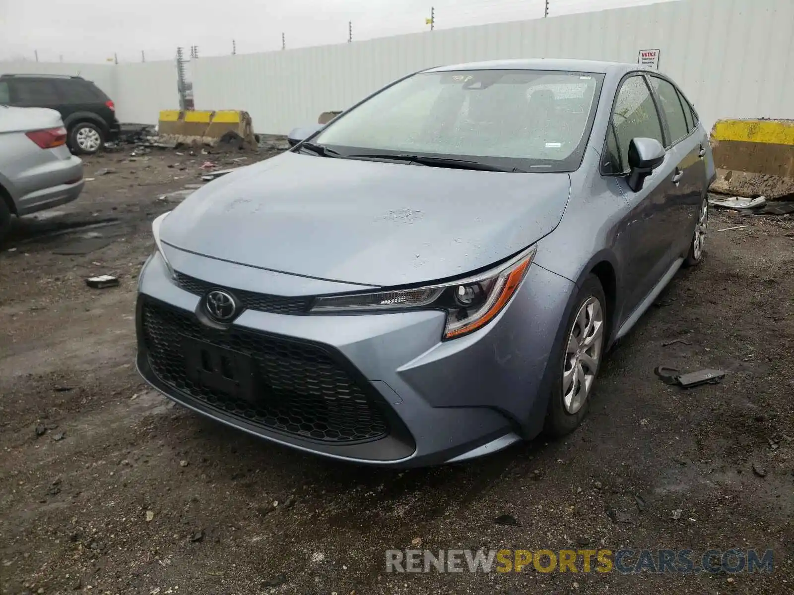 2 Photograph of a damaged car JTDEPRAE4LJ098142 TOYOTA COROLLA 2020