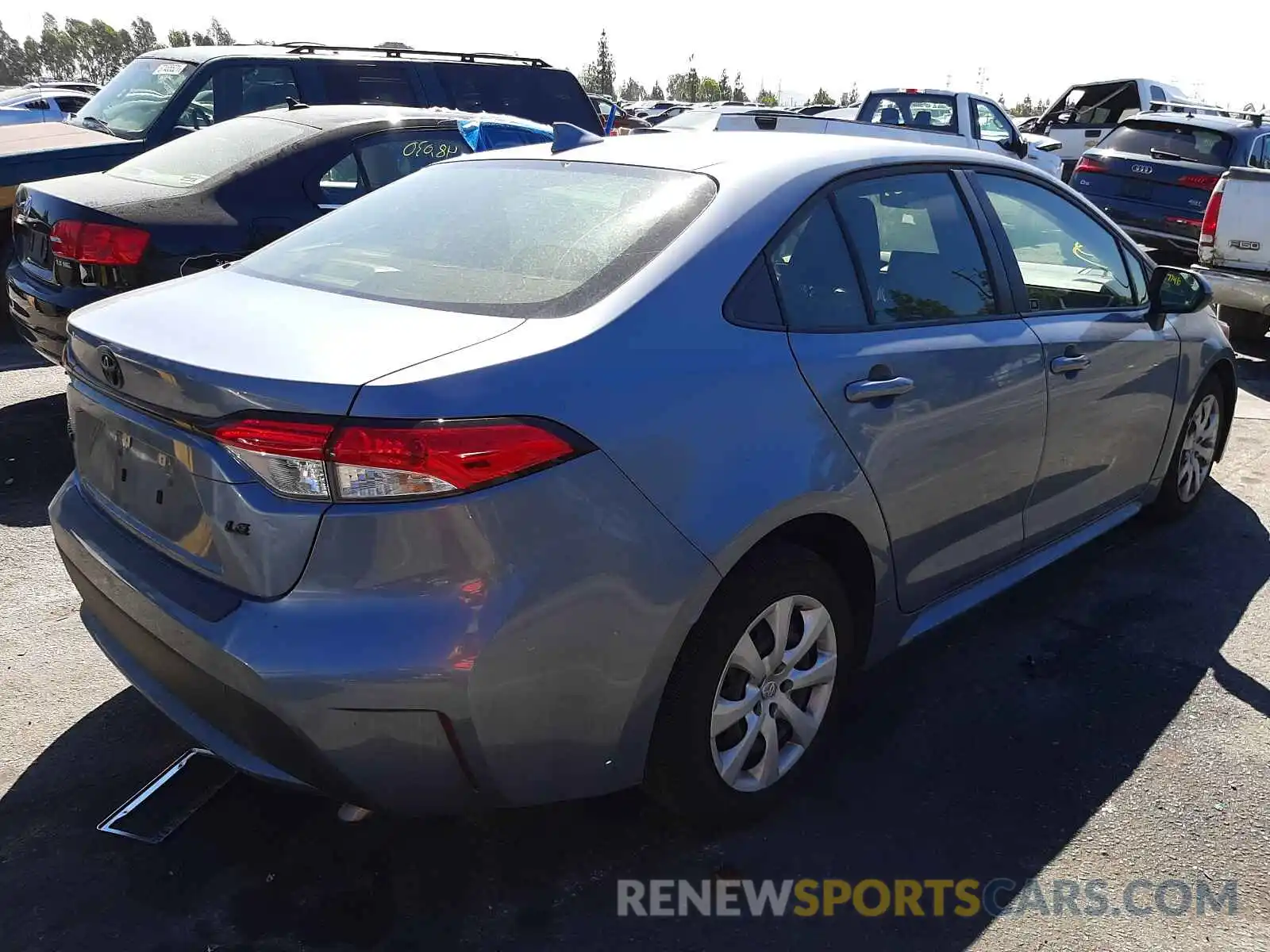 4 Photograph of a damaged car JTDEPRAE4LJ098545 TOYOTA COROLLA 2020