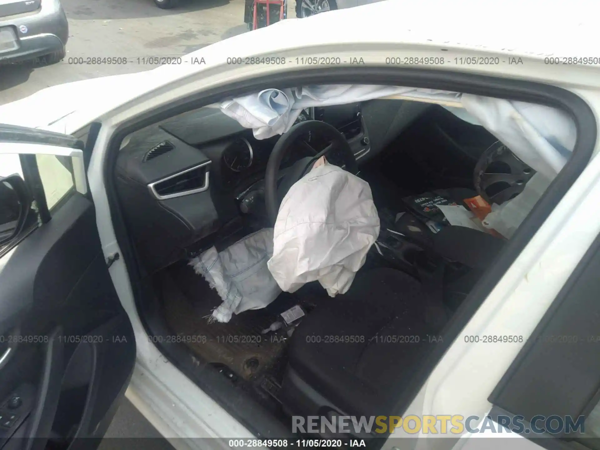 5 Photograph of a damaged car JTDEPRAE4LJ099016 TOYOTA COROLLA 2020