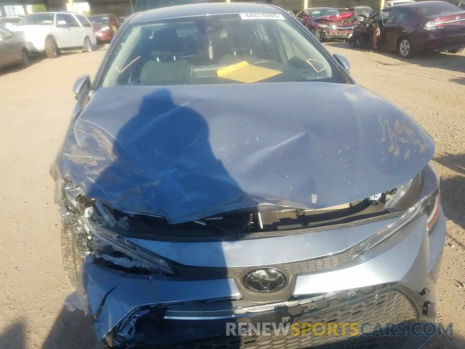 9 Photograph of a damaged car JTDEPRAE4LJ099517 TOYOTA COROLLA 2020