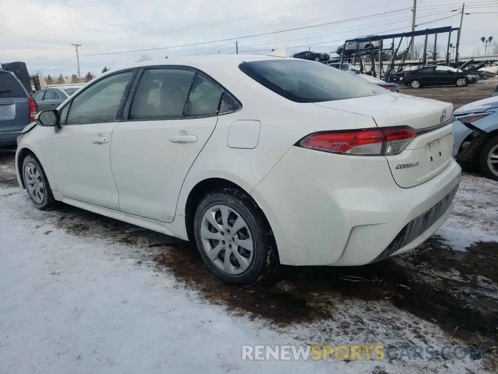 3 Photograph of a damaged car JTDEPRAE4LJ101024 TOYOTA COROLLA 2020