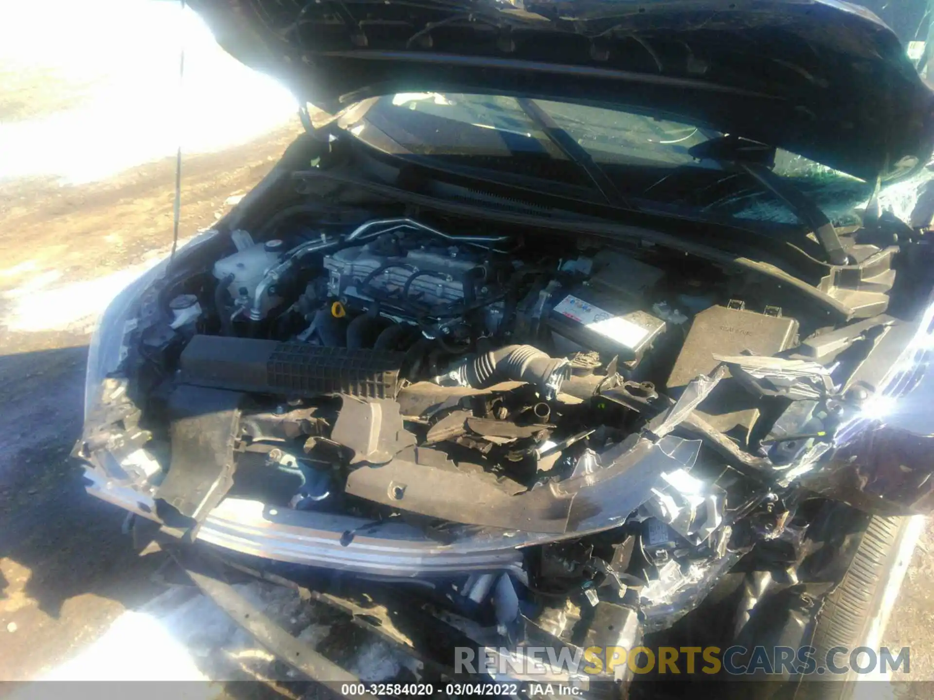 10 Photograph of a damaged car JTDEPRAE4LJ101430 TOYOTA COROLLA 2020